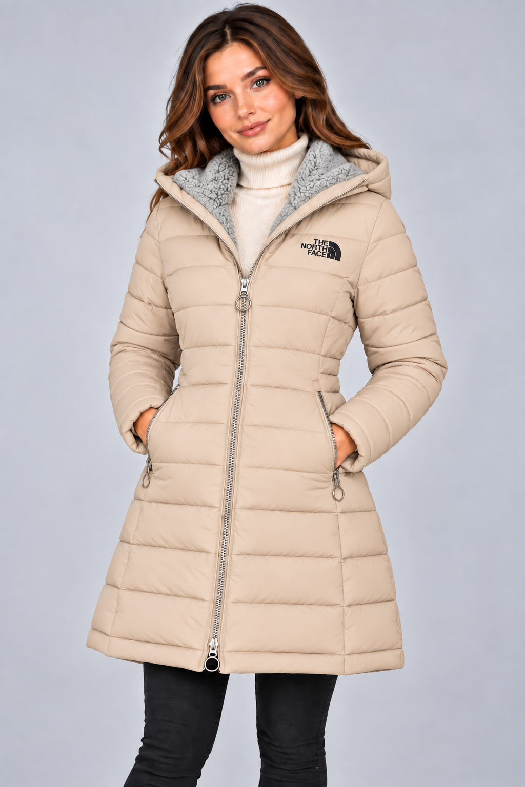 TNF - Fleece Lined Quilted Coat - CLEARANCE SALE