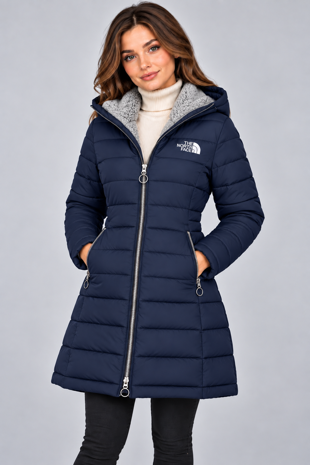 TNF - Fleece Lined Quilted Coat - CLEARANCE SALE