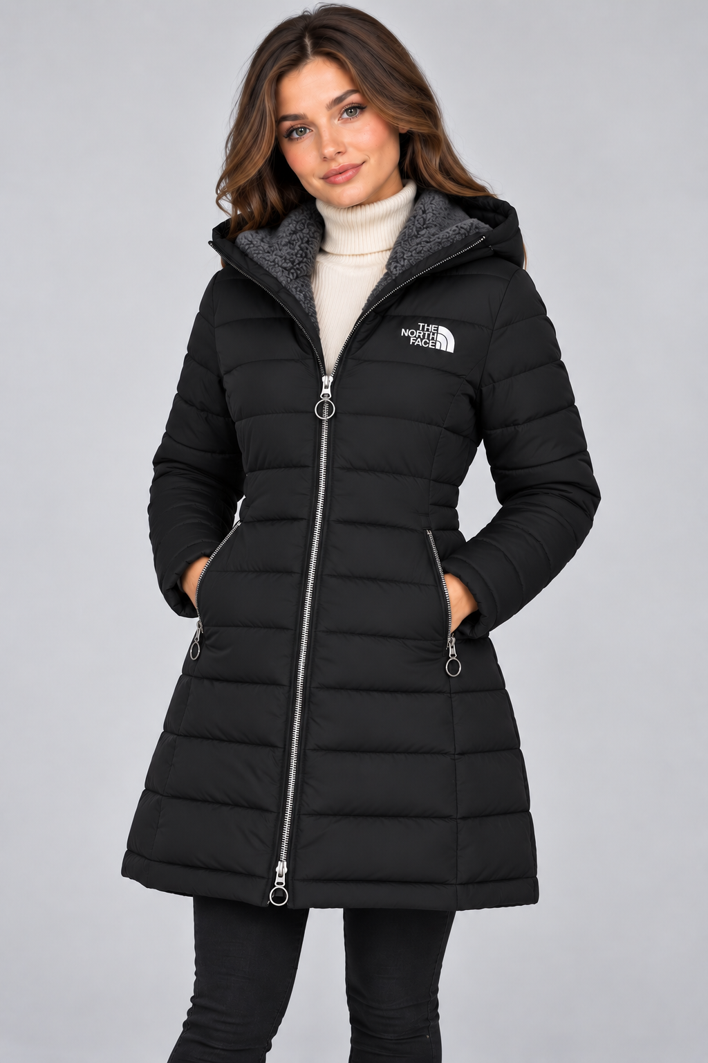 TNF - Fleece Lined Quilted Coat - CLEARANCE SALE