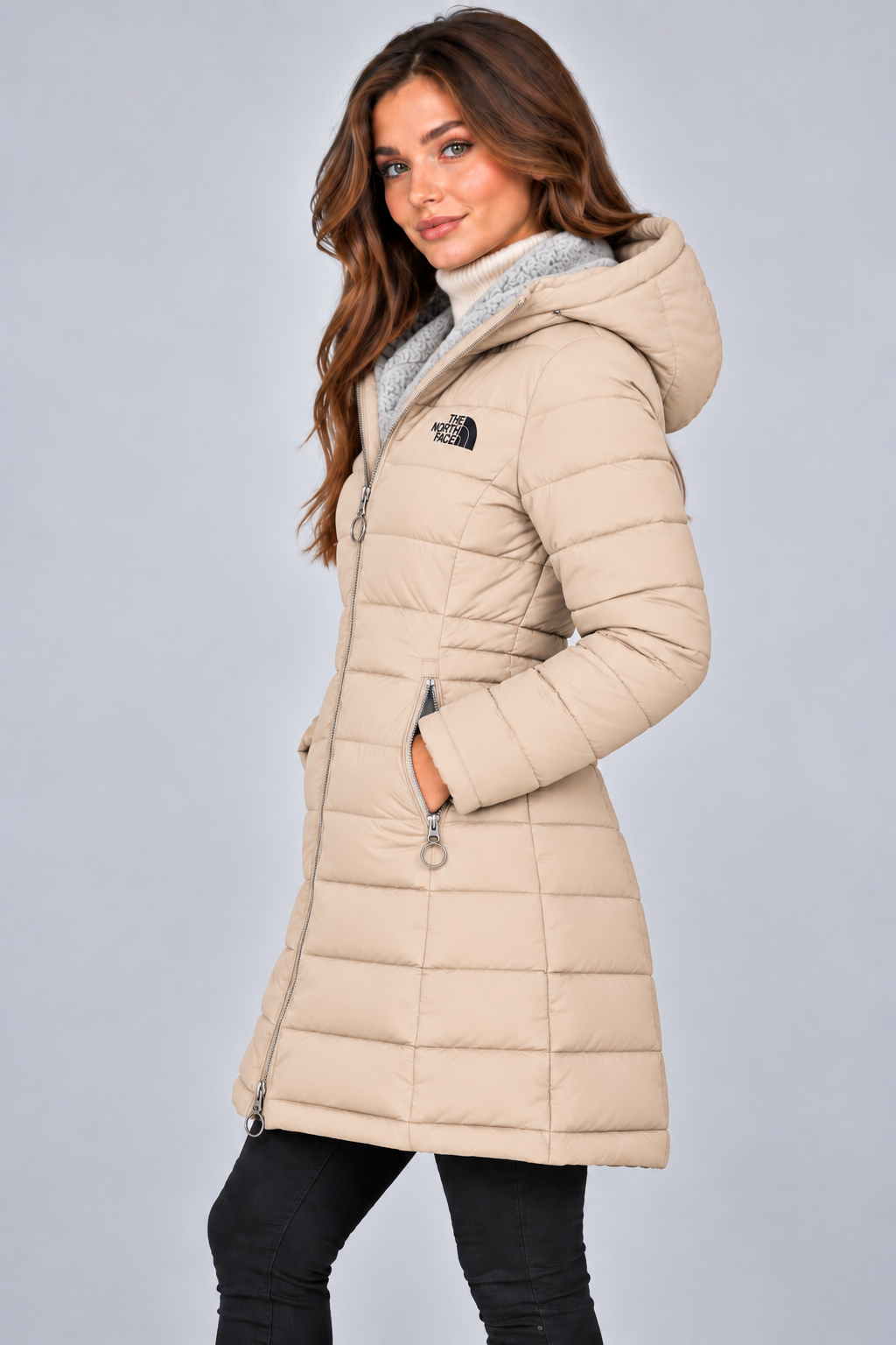 TNF - Fleece Lined Quilted Coat - CLEARANCE SALE
