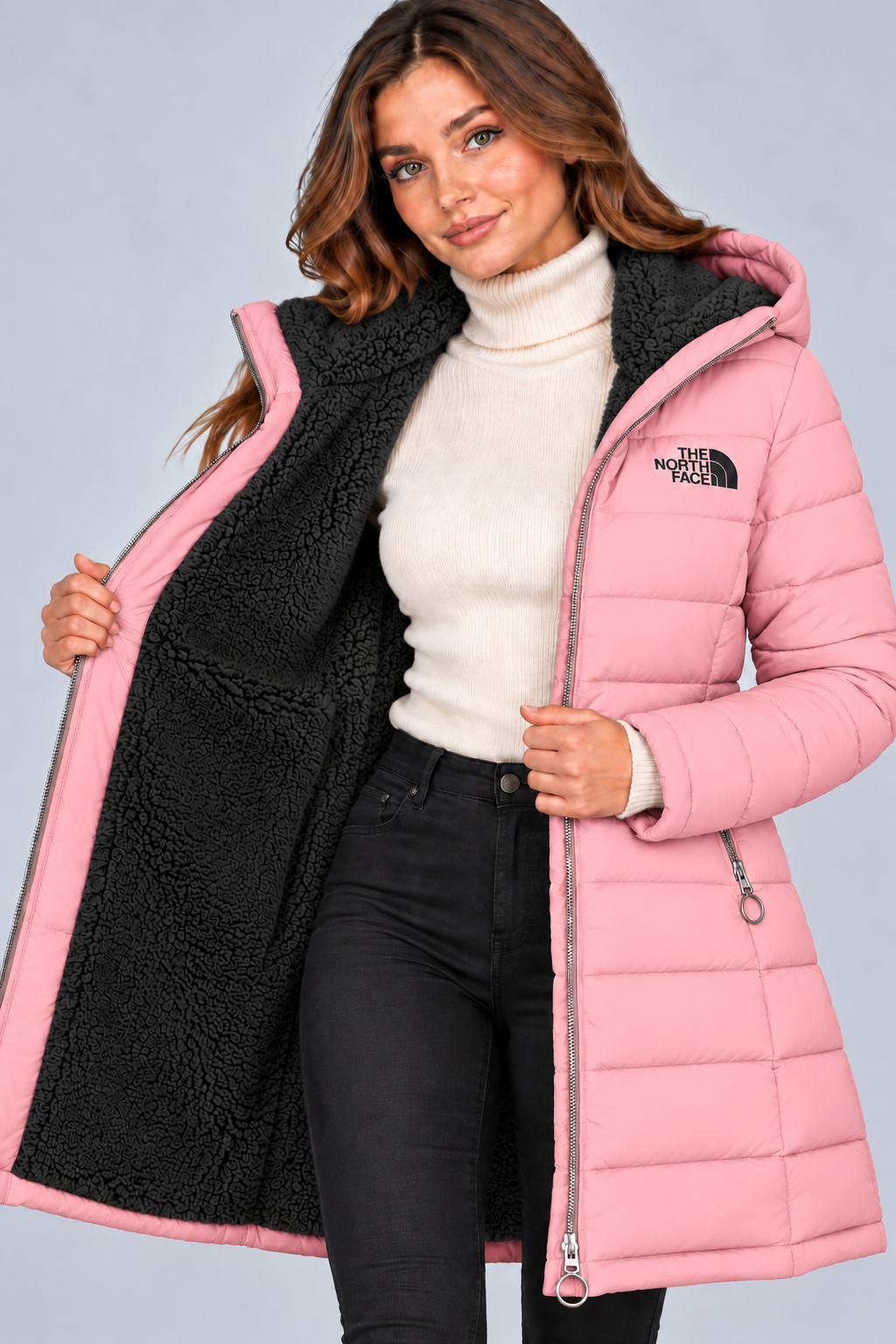TNF - Fleece Lined Quilted Coat - CLEARANCE SALE