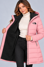 TNF - Fleece Lined Quilted Coat - CLEARANCE SALE