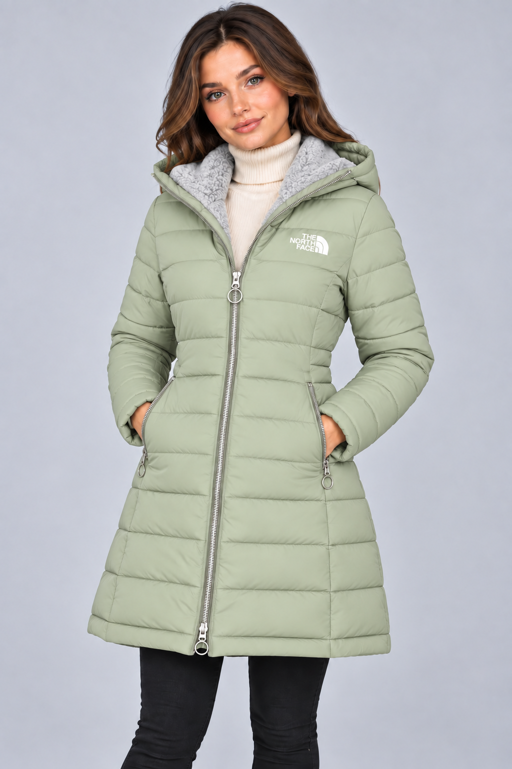 TNF - Fleece Lined Quilted Coat - CLEARANCE SALE