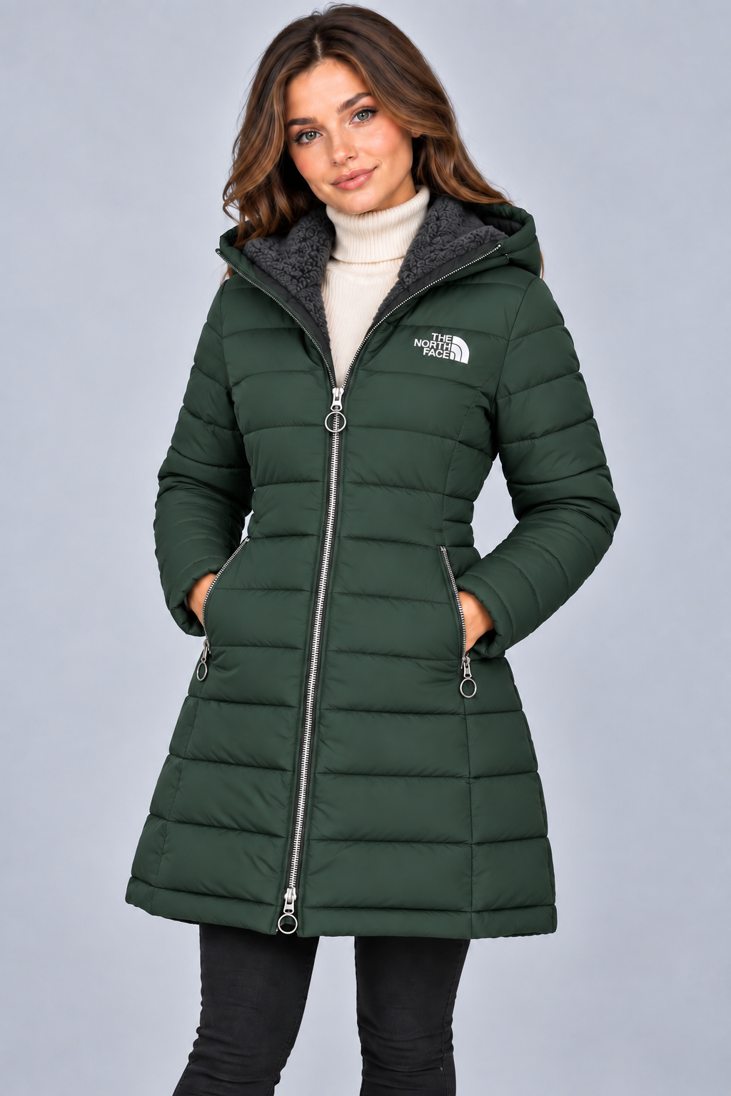 TNF - Fleece Lined Quilted Coat - CLEARANCE SALE