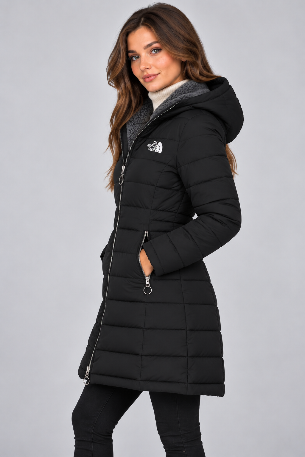 TNF - Fleece Lined Quilted Coat - CLEARANCE SALE